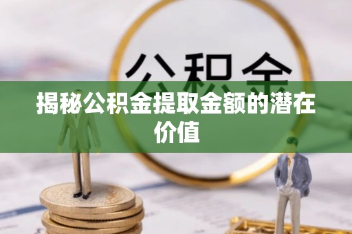 蒲县揭秘公积金提取金额的潜在价值