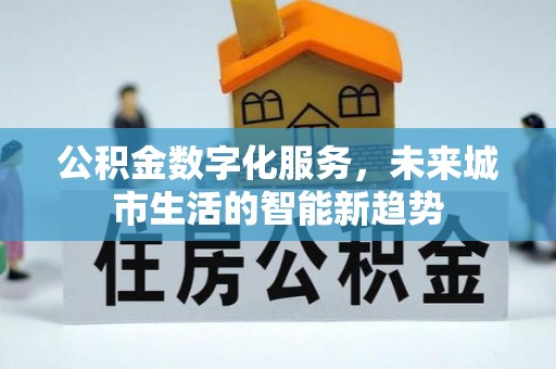 蒲县公积金数字化服务，未来城市生活的智能新趋势