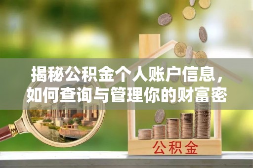 蒲县揭秘公积金个人账户信息，如何查询与管理你的财富密码